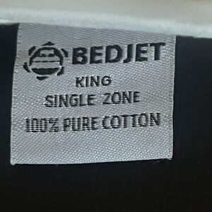 Bedjet Cloud Sheet Single Zone King Size Cotton White